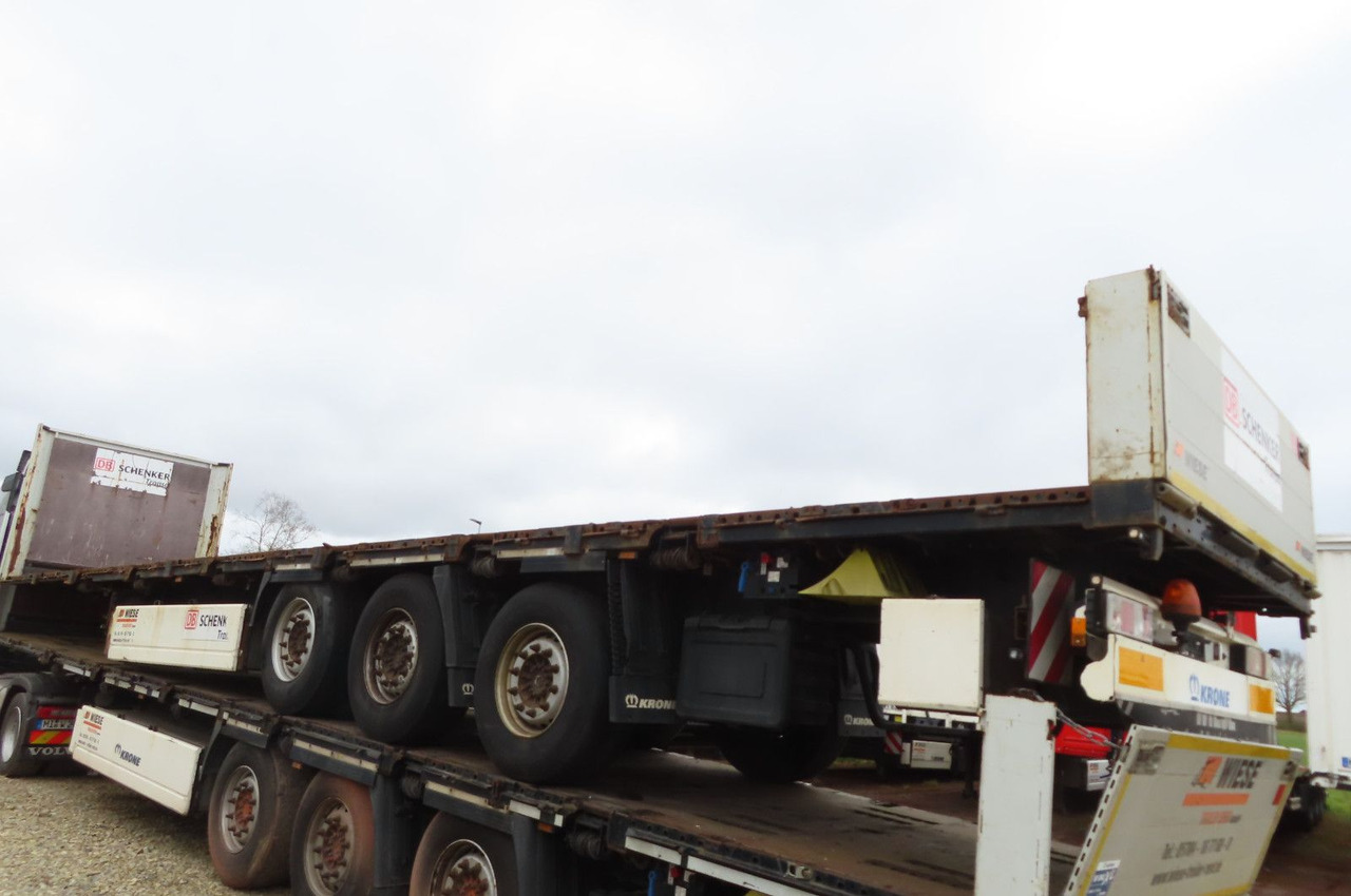 Krone Stahlmattenauflieger - Полуприцеп бортовой/ Платформа: фото 4 Krone Stahlmattenauflieger - Полуприцеп бортовой/ Платформа: фото 4