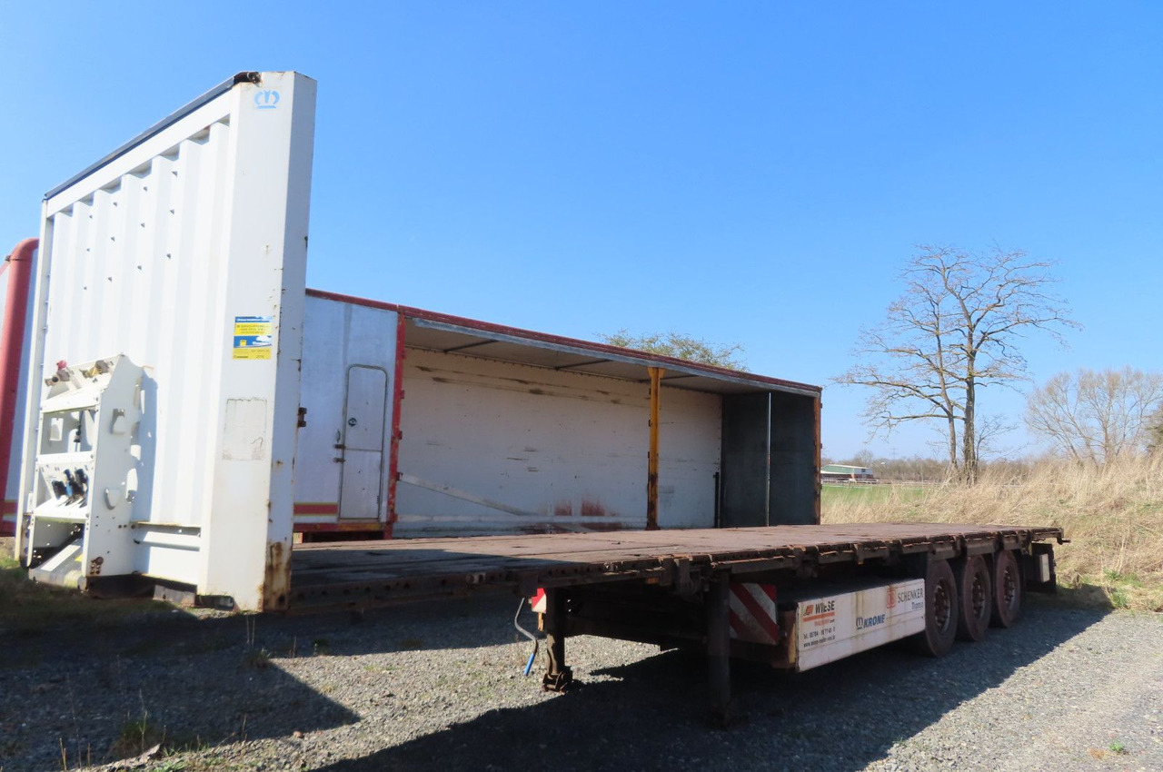 Krone Stahlmattenauflieger - Полуприцеп бортовой/ Платформа: фото 3 Krone Stahlmattenauflieger - Полуприцеп бортовой/ Платформа: фото 3