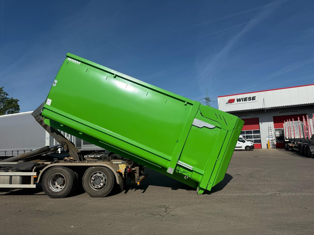 RSM Abrollcontainer 38m³ mit hydr. Heckklappe - Полуприцеп-контейнеровоз/ Сменный кузов: фото 1 RSM Abrollcontainer 38m³ mit hydr. Heckklappe - Полуприцеп-контейнеровоз/ Сменный кузов: фото 1