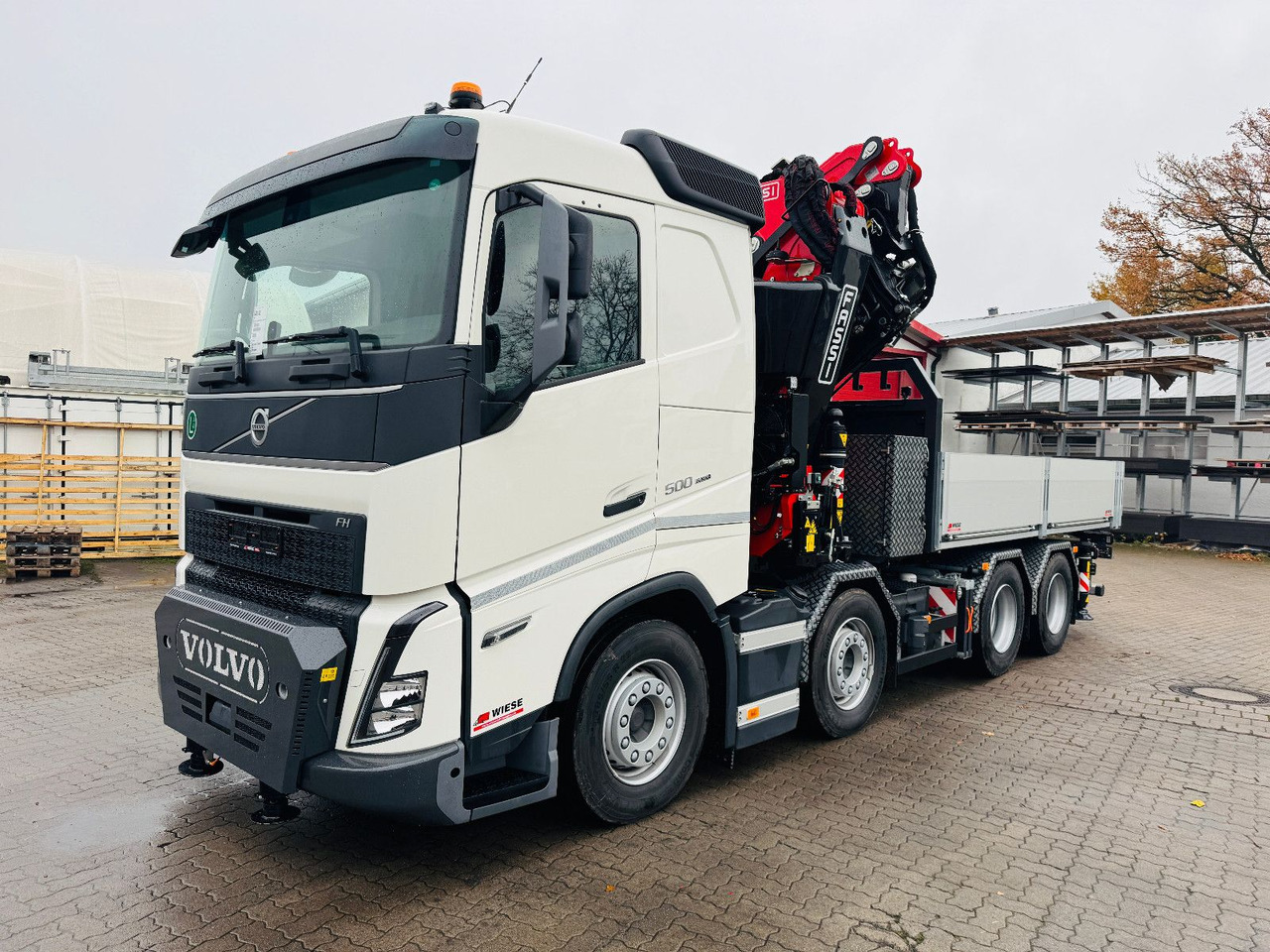 Volvo FH 500 8x4 Kran F710 RA2.27 Jib & Winde Sofort - Грузовик бортовой/ Платформа, Автоманипулятор: фото 1 Volvo FH 500 8x4 Kran F710 RA2.27 Jib & Winde Sofort - Грузовик бортовой/ Платформа, Автоманипулятор: фото 1