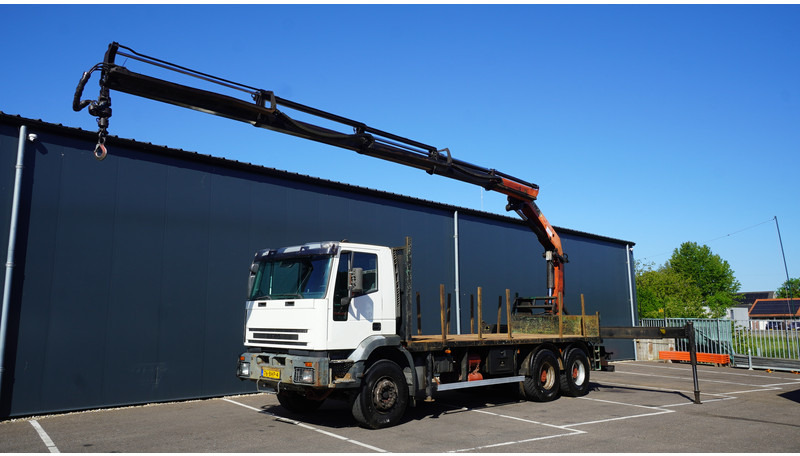 Iveco EUROTRAKKER CURSOR 350 6X4 FLATBED WITH PALFINGER PK 20002 CRANE - Автоманипулятор: фото 2 Iveco EUROTRAKKER CURSOR 350 6X4 FLATBED WITH PALFINGER PK 20002 CRANE - Автоманипулятор: фото 2