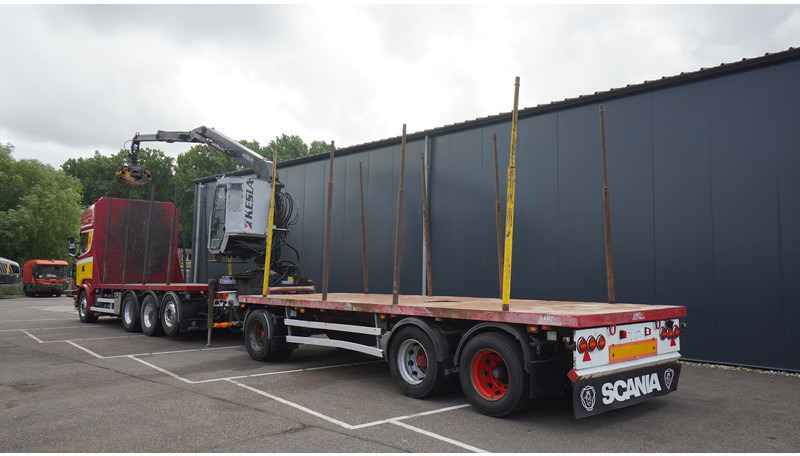 Scania R 580 V8 8X4 LOGTRANSPORT COMBI WITH MTDK YEAR 2012 TRAILER KESLA 46 CRANE - Лесовоз, Автоманипулятор: фото 5 Scania R 580 V8 8X4 LOGTRANSPORT COMBI WITH MTDK YEAR 2012 TRAILER KESLA 46 CRANE - Лесовоз, Автоманипулятор: фото 5
