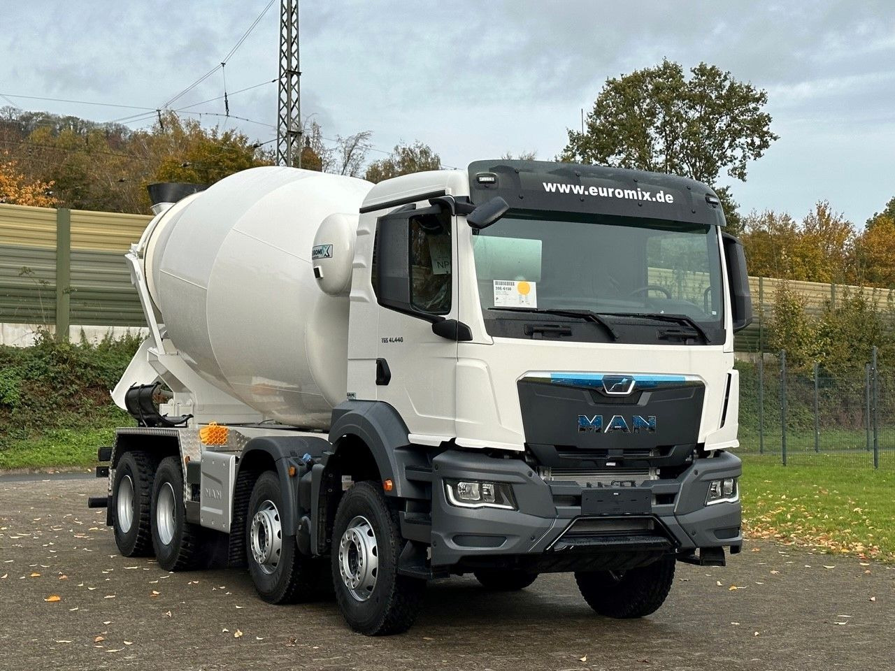 Автобетоносмеситель MAN TGS 41.440 8x4 /Euro6e Euromix EM 12 R: фото 9