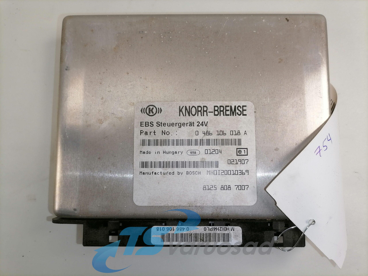 MAN Ecu, EBS 81258087007 - Блок управления для Грузовиков: фото 3 MAN Ecu, EBS 81258087007 - Блок управления для Грузовиков: фото 3