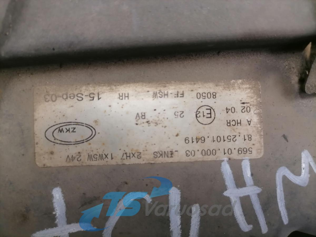 MAN Esituli, vasak 81251016419 - Свет/ Освещение для Грузовиков: фото 4 MAN Esituli, vasak 81251016419 - Свет/ Освещение для Грузовиков: фото 4