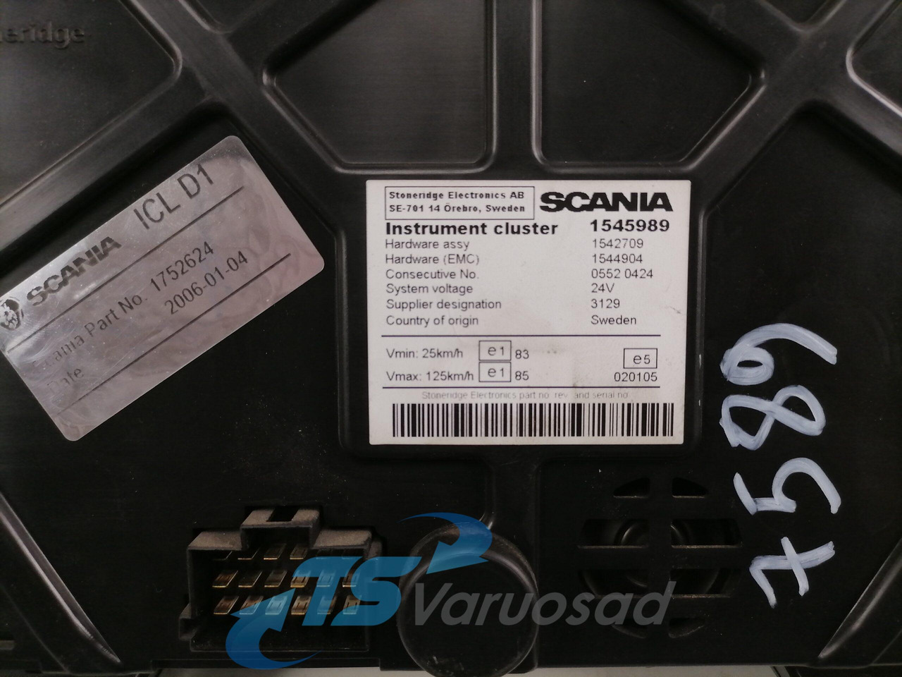 Scania Dashboard 1752624 - Приборная панель для Грузовиков: фото 4 Scania Dashboard 1752624 - Приборная панель для Грузовиков: фото 4