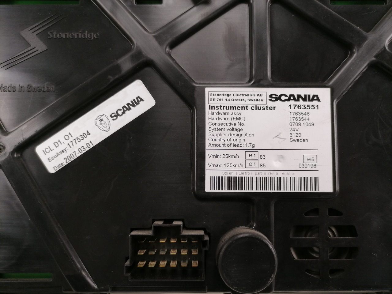 Scania Dashboard 1763551 - Приборная панель для Грузовиков: фото 3 Scania Dashboard 1763551 - Приборная панель для Грузовиков: фото 3