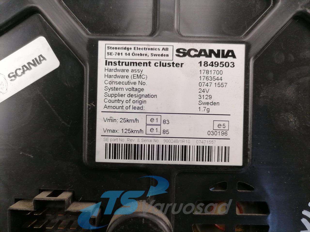 Scania Dashboard 1849503 - Приборная панель для Грузовиков: фото 3 Scania Dashboard 1849503 - Приборная панель для Грузовиков: фото 3