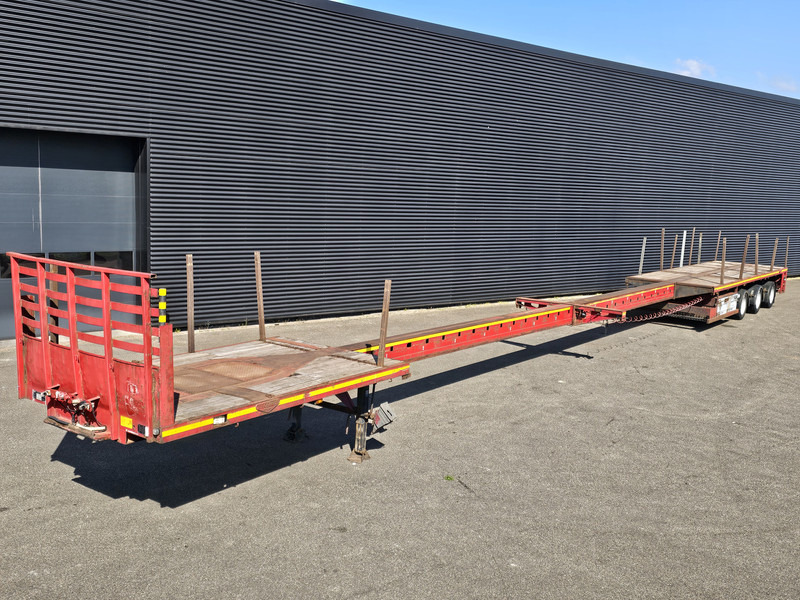 Broshuis 3AOU 48 / 2 x EXTENDABLE / 28.8 mtr / 3 X STEERING AXLE - Полуприцеп бортовой/ Платформа: фото 1 Broshuis 3AOU 48 / 2 x EXTENDABLE / 28.8 mtr / 3 X STEERING AXLE - Полуприцеп бортовой/ Платформа: фото 1