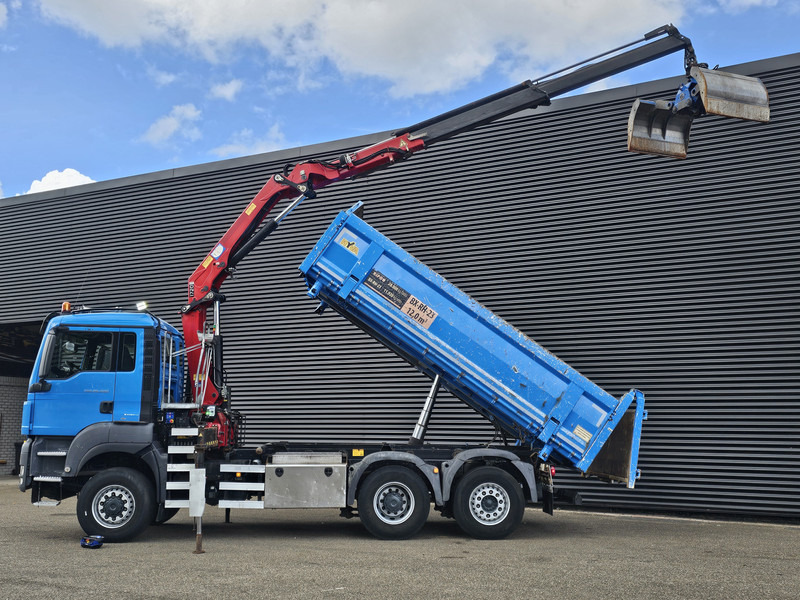 MAN TGS 28.400 6X4-4 BL / CRANE + 2 SIDE TIPPER - Самосвал, Автоманипулятор: фото 2 MAN TGS 28.400 6X4-4 BL / CRANE + 2 SIDE TIPPER - Самосвал, Автоманипулятор: фото 2