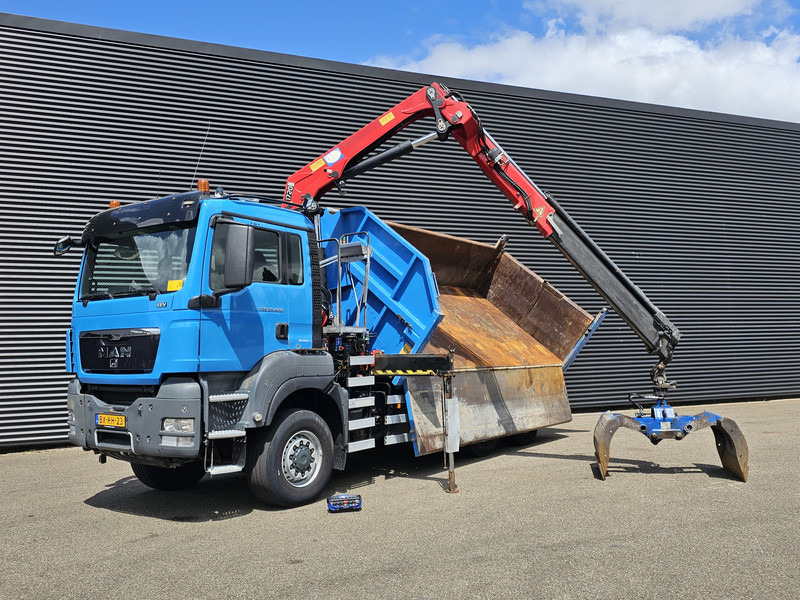 MAN TGS 28.400 6X4-4 BL / CRANE + 2 SIDE TIPPER - Самосвал, Автоманипулятор: фото 3 MAN TGS 28.400 6X4-4 BL / CRANE + 2 SIDE TIPPER - Самосвал, Автоманипулятор: фото 3
