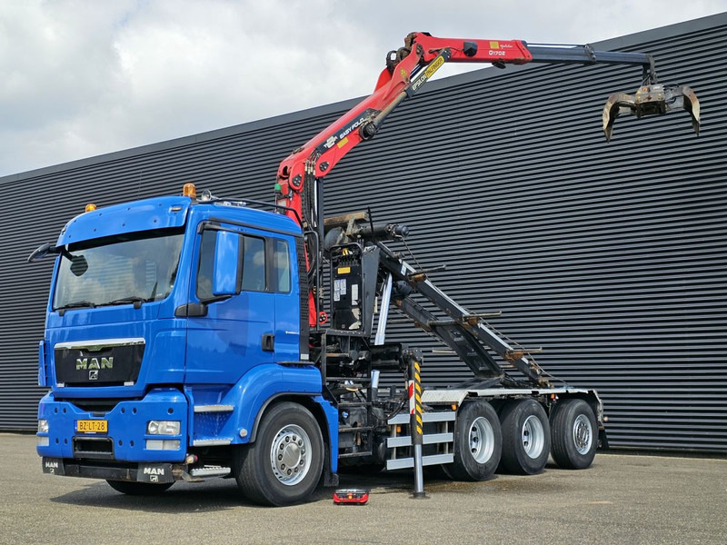 MAN TGS 35.400 8x4-4 / PALFINGER Z CRANE + CONTAINER SYSTEM - Тросовый мультилифт, Автоманипулятор: фото 1 MAN TGS 35.400 8x4-4 / PALFINGER Z CRANE + CONTAINER SYSTEM - Тросовый мультилифт, Автоманипулятор: фото 1
