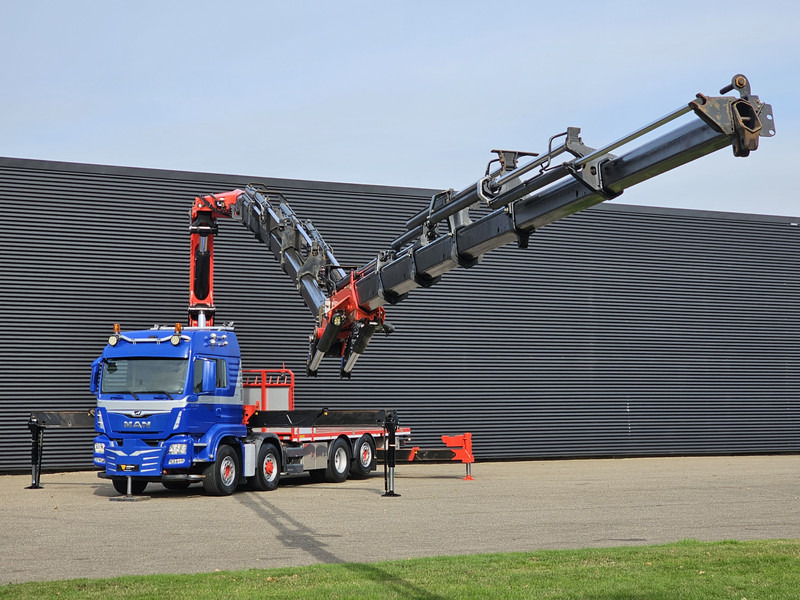MAN TGS 35.500 8x4-6 / PALFINGER 92 t/m CRANE +JIB - Грузовик бортовой/ Платформа: фото 3 MAN TGS 35.500 8x4-6 / PALFINGER 92 t/m CRANE +JIB - Грузовик бортовой/ Платформа: фото 3