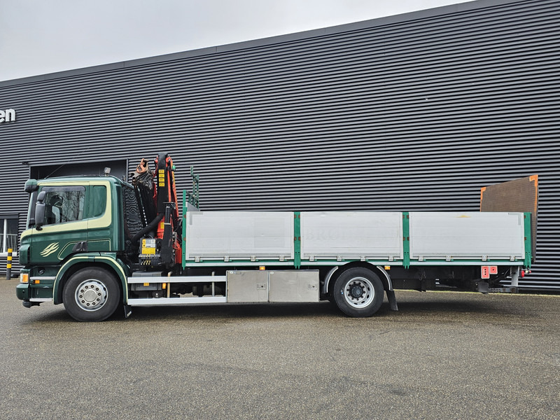 Грузовик бортовой/ Платформа, Автоманипулятор Scania P320 4x2 / PALFINGER PK 14002 CRANE / KRAN: фото 9