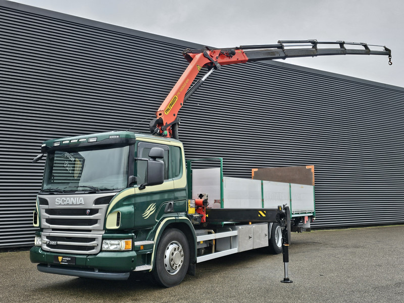 Scania P320 4x2 / PALFINGER PK 14002 CRANE / KRAN - Грузовик бортовой/ Платформа, Автоманипулятор: фото 1 Scania P320 4x2 / PALFINGER PK 14002 CRANE / KRAN - Грузовик бортовой/ Платформа, Автоманипулятор: фото 1
