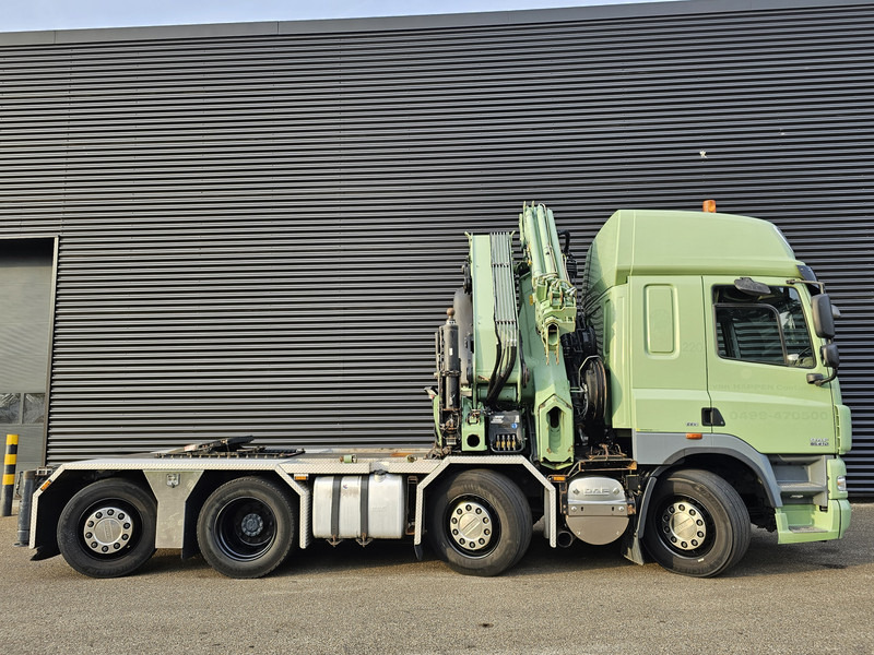 Тягач DAF CF 85.410 / 8x2 / HIAB 70TM + JIB / KRAN / CRANE: фото 8