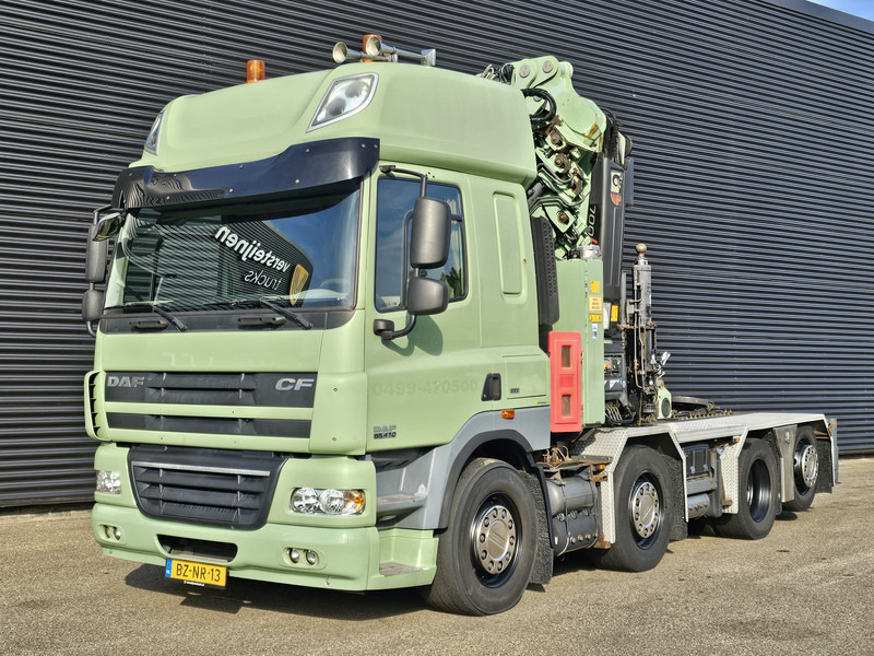 Тягач DAF CF 85.410 / 8x2 / HIAB 70TM + JIB / KRAN / CRANE: фото 10