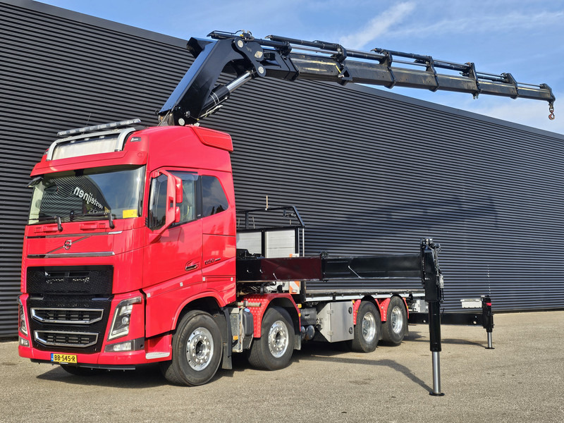 Volvo FH 16.650 8x4 / HIAB 105 t/m CRANE / KRAN - Грузовик бортовой/ Платформа, Автоманипулятор: фото 1 Volvo FH 16.650 8x4 / HIAB 105 t/m CRANE / KRAN - Грузовик бортовой/ Платформа, Автоманипулятор: фото 1
