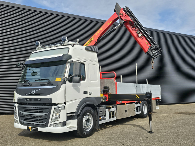 Volvo FM420 4x2 / PALFINGER 18502 - 17 mtr / CRANE / KRAN - Грузовик бортовой/ Платформа, Автоманипулятор: фото 5 Volvo FM420 4x2 / PALFINGER 18502 - 17 mtr / CRANE / KRAN - Грузовик бортовой/ Платформа, Автоманипулятор: фото 5