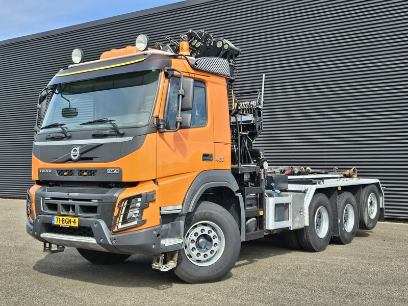 Крюковой мультилифт Volvo FMX 460 8x4-4 / HIAB Z CRANE + HOOKLIFT: фото 11