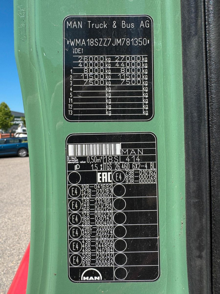 Самосвал MAN 26.460 6x2 Meiller 3. Seitenkipper: фото 18