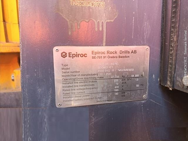 Epiroc Boomer XE3C - Горнодобывающая техника: фото 5 Epiroc Boomer XE3C - Горнодобывающая техника: фото 5