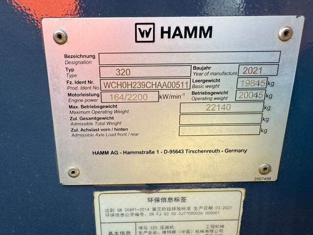 Hamm 320 - Компактор: фото 4 Hamm 320 - Компактор: фото 4