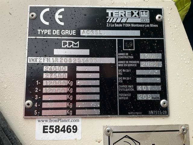 Terex AC35L - Вседорожный кран: фото 5 Terex AC35L - Вседорожный кран: фото 5