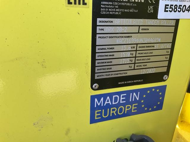 Ammann ARX20-2 - Дорожный каток: фото 5 Ammann ARX20-2 - Дорожный каток: фото 5