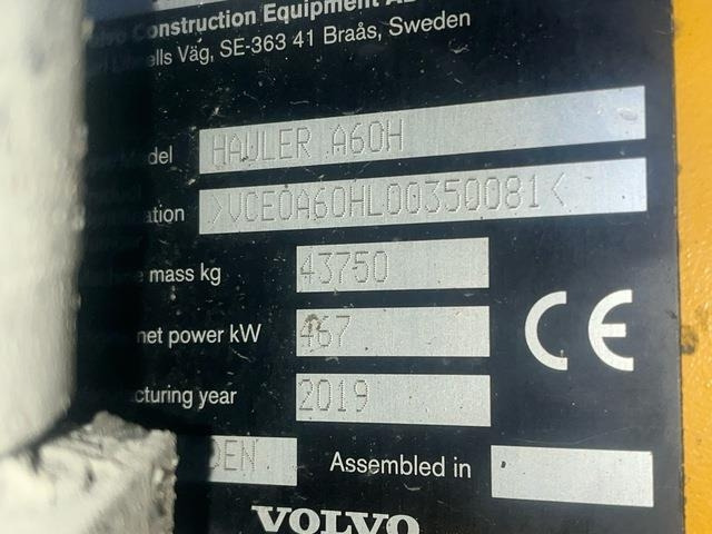 Volvo A60H - Сочленённый самосвал: фото 5 Volvo A60H - Сочленённый самосвал: фото 5