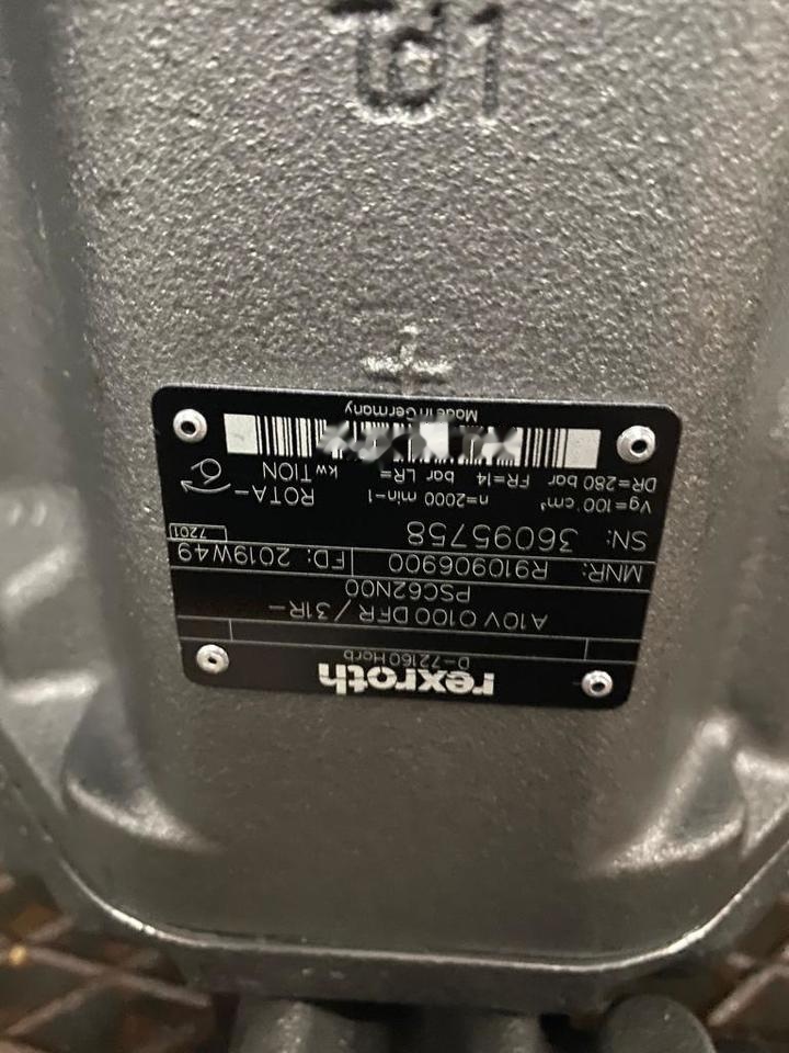 BOSCH / REXROTH A10VO100 DFR / 31R-PSC62N00 R910906900 - Гидравлический насос для Строительной техники: фото 2 BOSCH / REXROTH A10VO100 DFR / 31R-PSC62N00 R910906900 - Гидравлический насос для Строительной техники: фото 2