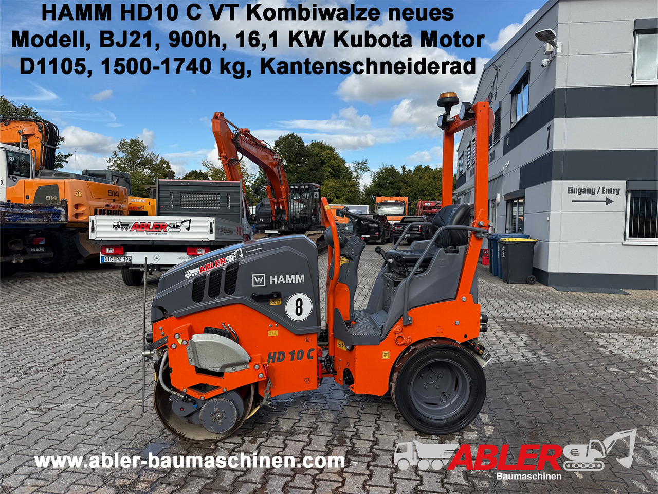 Hamm HD10 C VT Kombiwalze neues Modell 900h! - Комбинированный каток: фото 1 Hamm HD10 C VT Kombiwalze neues Modell 900h! - Комбинированный каток: фото 1
