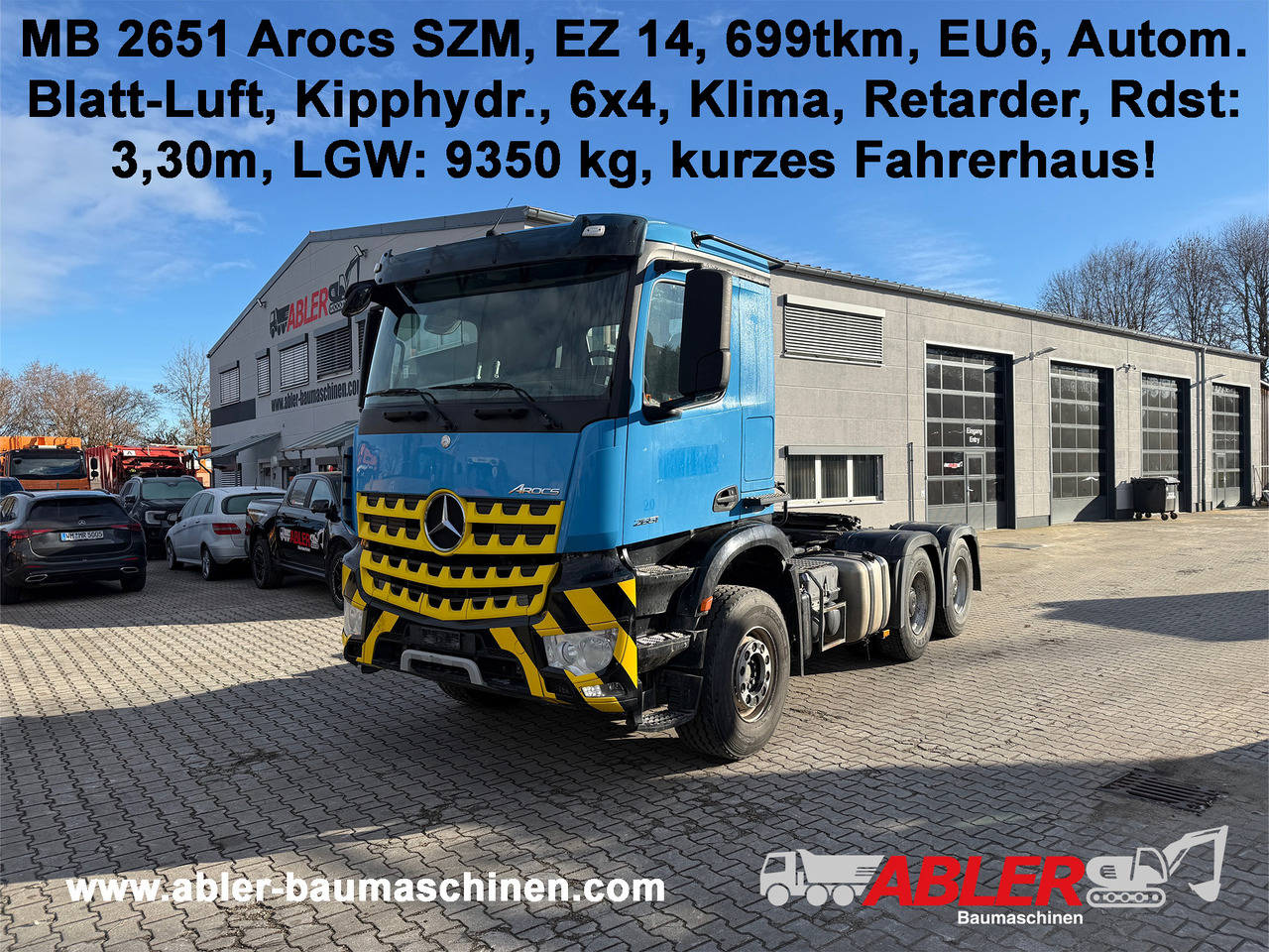 Mercedes-Benz 2651 Arocs SZM Retarder - Тягач: фото 1 Mercedes-Benz 2651 Arocs SZM Retarder - Тягач: фото 1