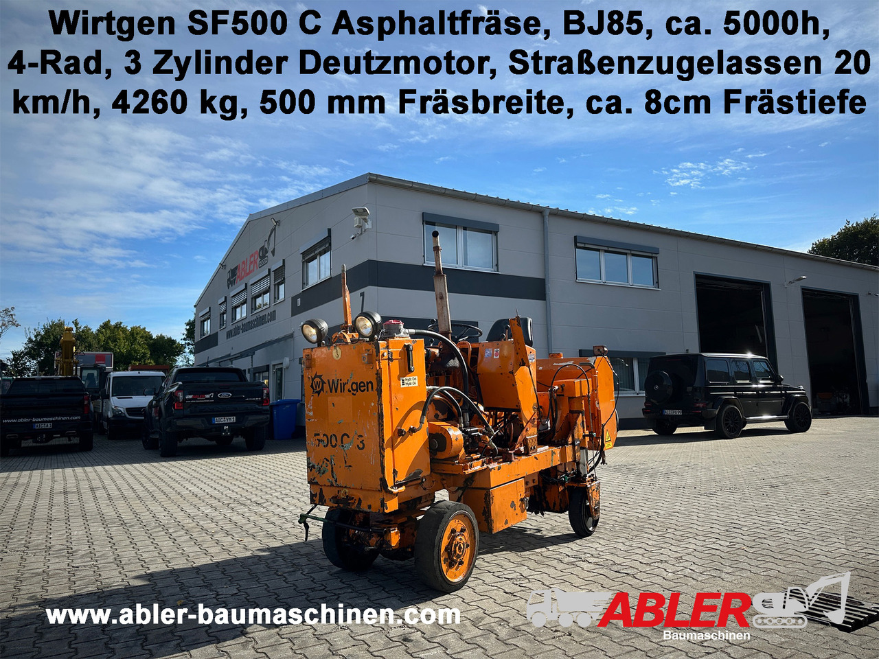 Wirtgen SF500C Asphaltfräse - Дорожная фреза: фото 1 Wirtgen SF500C Asphaltfräse - Дорожная фреза: фото 1