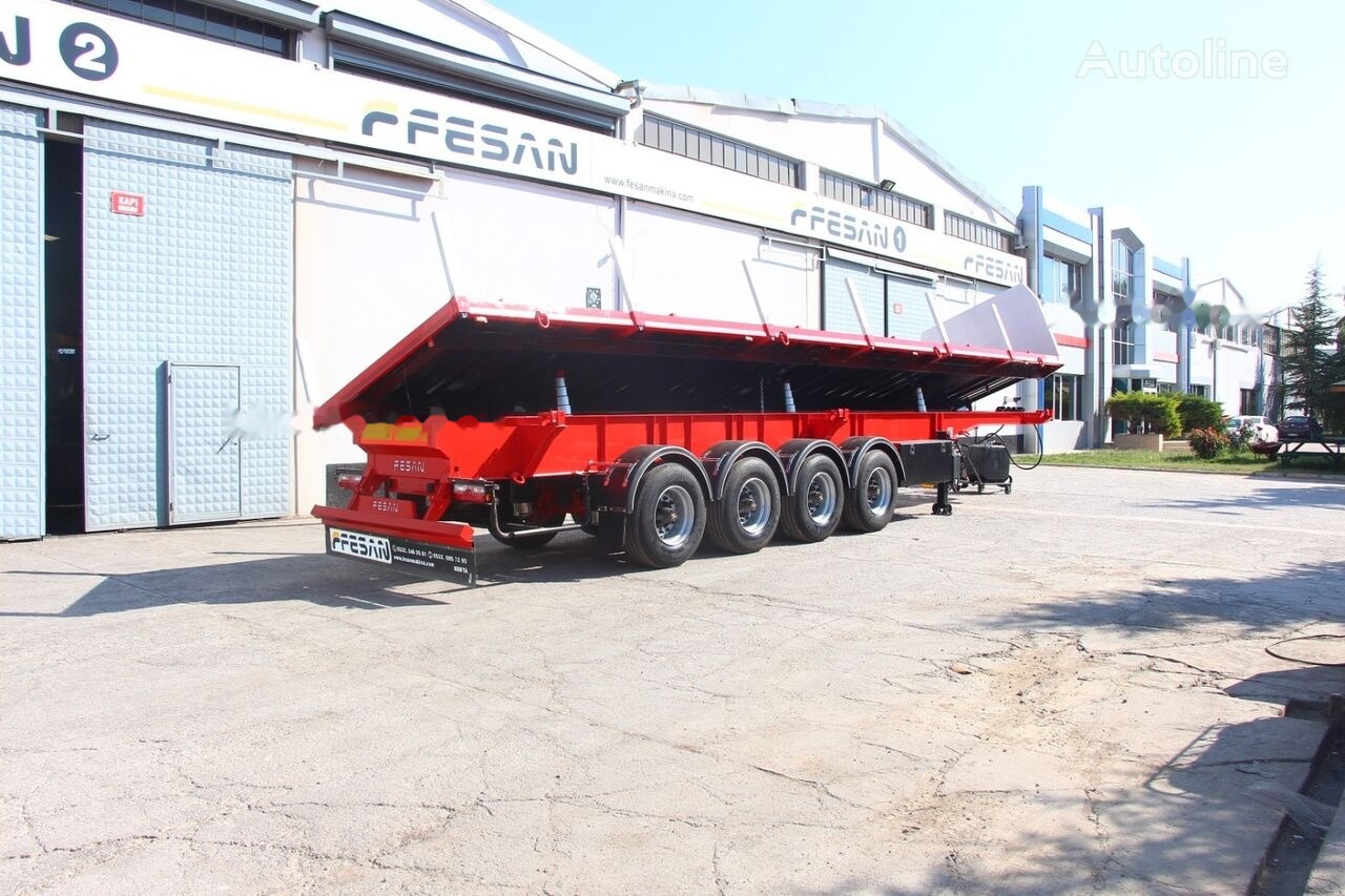Новый Полуприцеп бортовой/ Платформа Fesan FLATBED SIDE TIPPER: фото 8