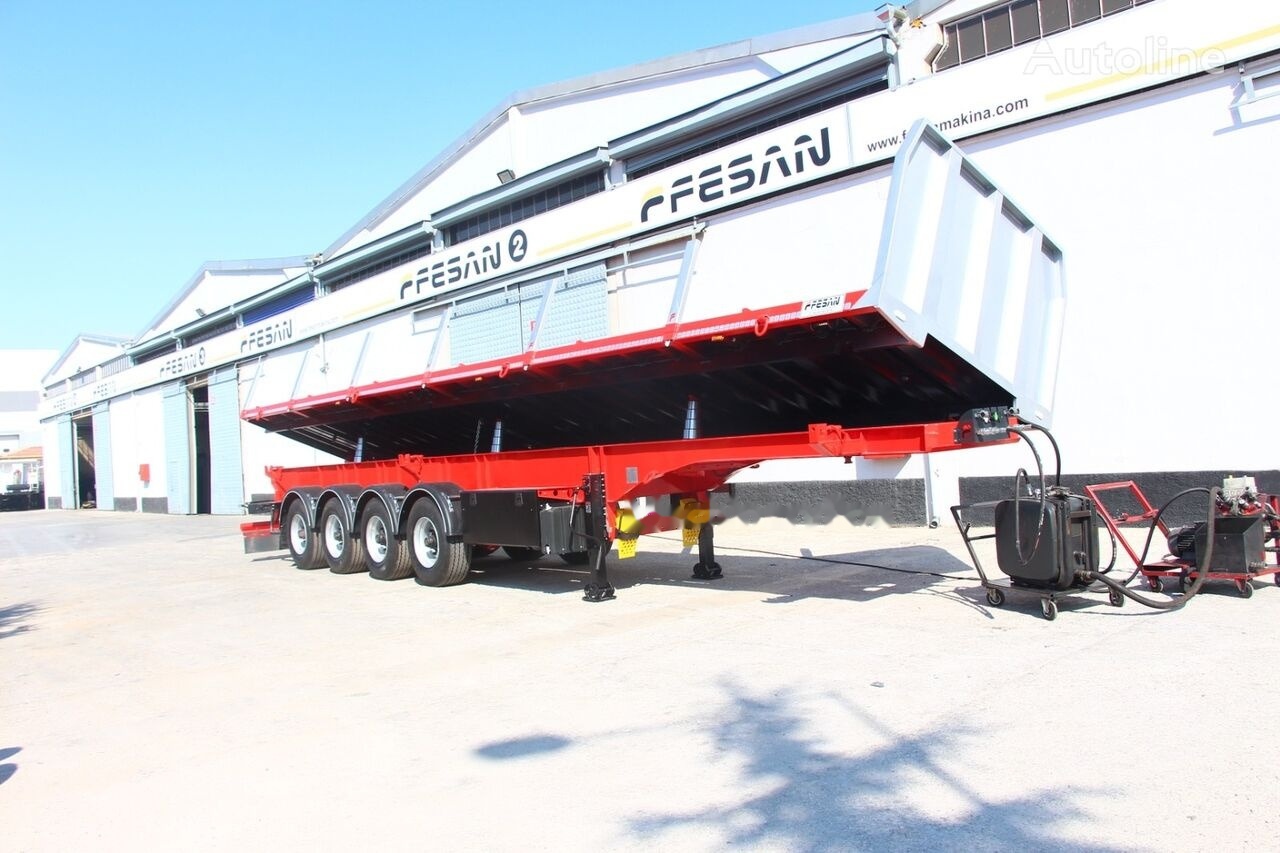 Новый Полуприцеп бортовой/ Платформа Fesan FLATBED SIDE TIPPER: фото 7