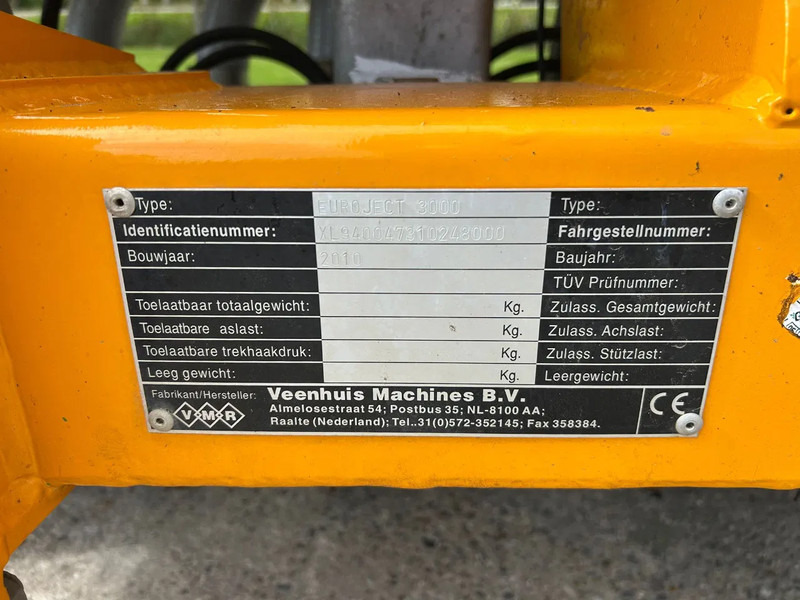 Veenhuis Euroject 3000 5.50 bemester zodebemester - Сельскохозяйственная техника: фото 3 Veenhuis Euroject 3000 5.50 bemester zodebemester - Сельскохозяйственная техника: фото 3