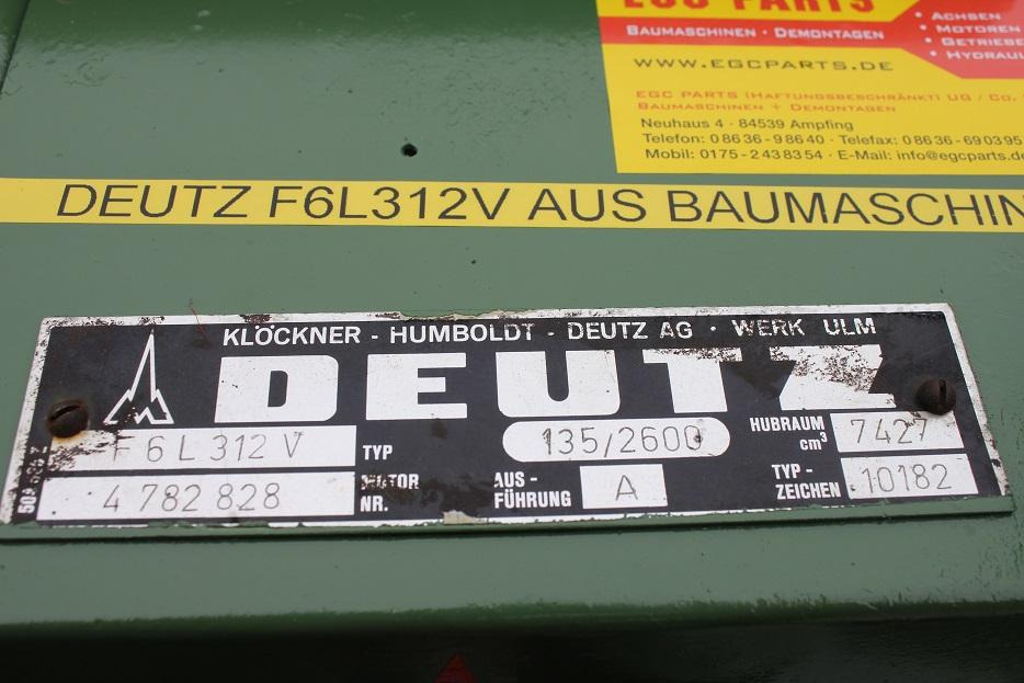Deutz F6L312V - Двигатель для Строительной техники: фото 3 Deutz F6L312V - Двигатель для Строительной техники: фото 3