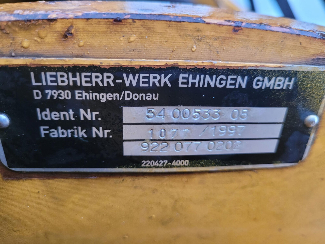Liebherr LTM 1300 luffing jib winch with frame - Лебёдка для Мобильных кранов: фото 5 Liebherr LTM 1300 luffing jib winch with frame - Лебёдка для Мобильных кранов: фото 5