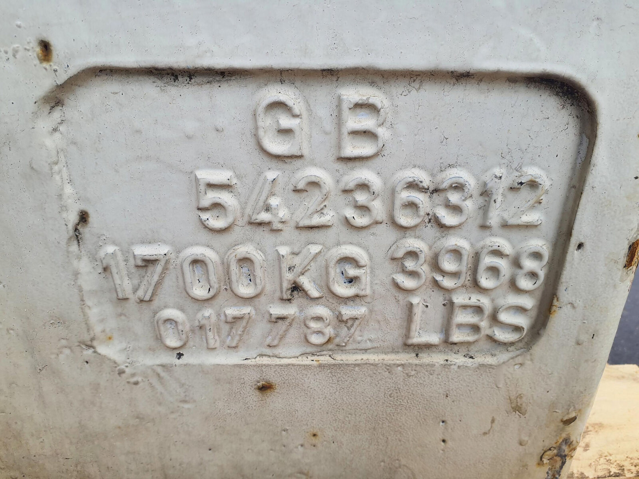 Terex Terex Demag challenger 4200 counterweight 1.7T - Противовес для Мобильных кранов: фото 5 Terex Terex Demag challenger 4200 counterweight 1.7T - Противовес для Мобильных кранов: фото 5