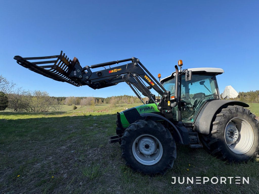 Трактор Traktor Deutz Fahr Agrofarm 430TTV med frontlastare: фото 1
