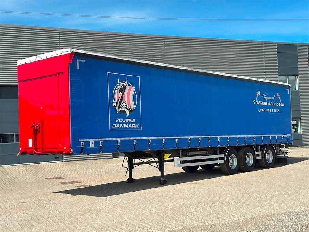 Hangler 3-aks gardintrailer hævetag + skydetag - Тентованный полуприцеп: фото 3 Hangler 3-aks gardintrailer hævetag + skydetag - Тентованный полуприцеп: фото 3