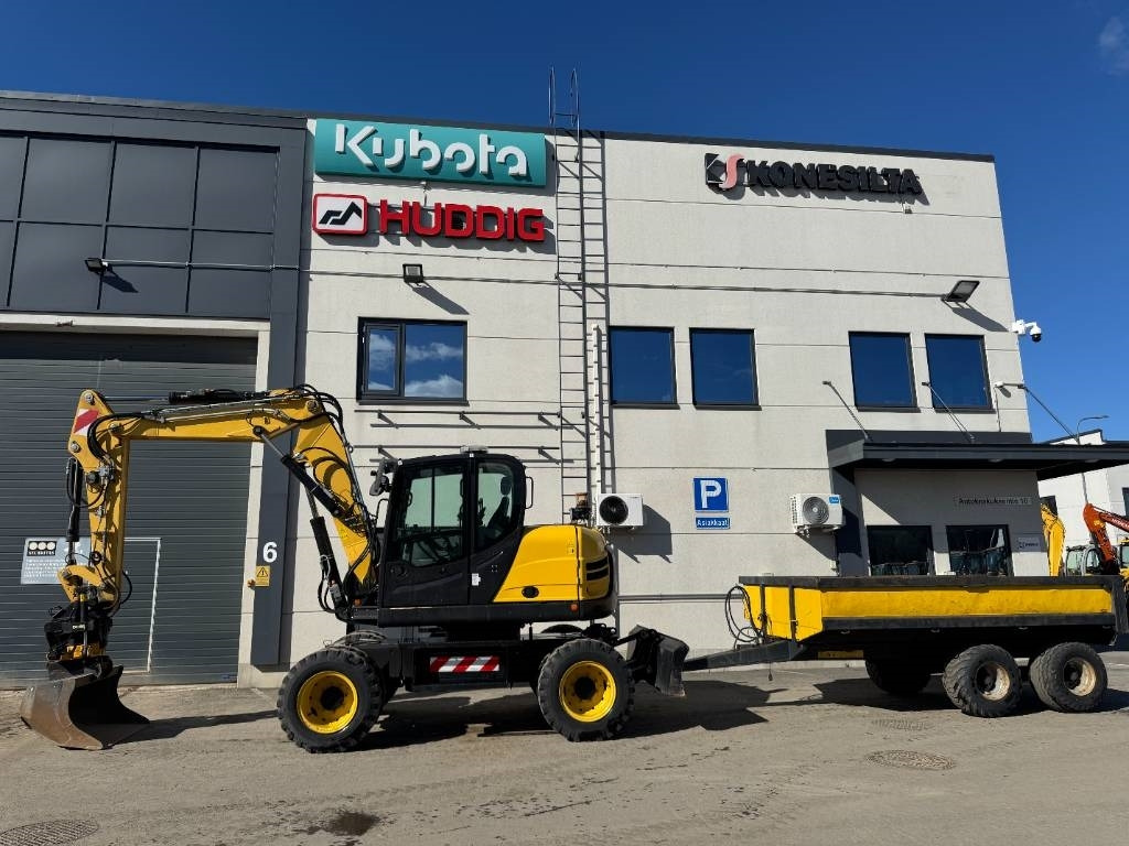 Yanmar B 110 W Hyvät varusteet / Siisti / Vähän ajettu  - Колёсный экскаватор: фото 1 Yanmar B 110 W Hyvät varusteet / Siisti / Vähän ajettu  - Колёсный экскаватор: фото 1