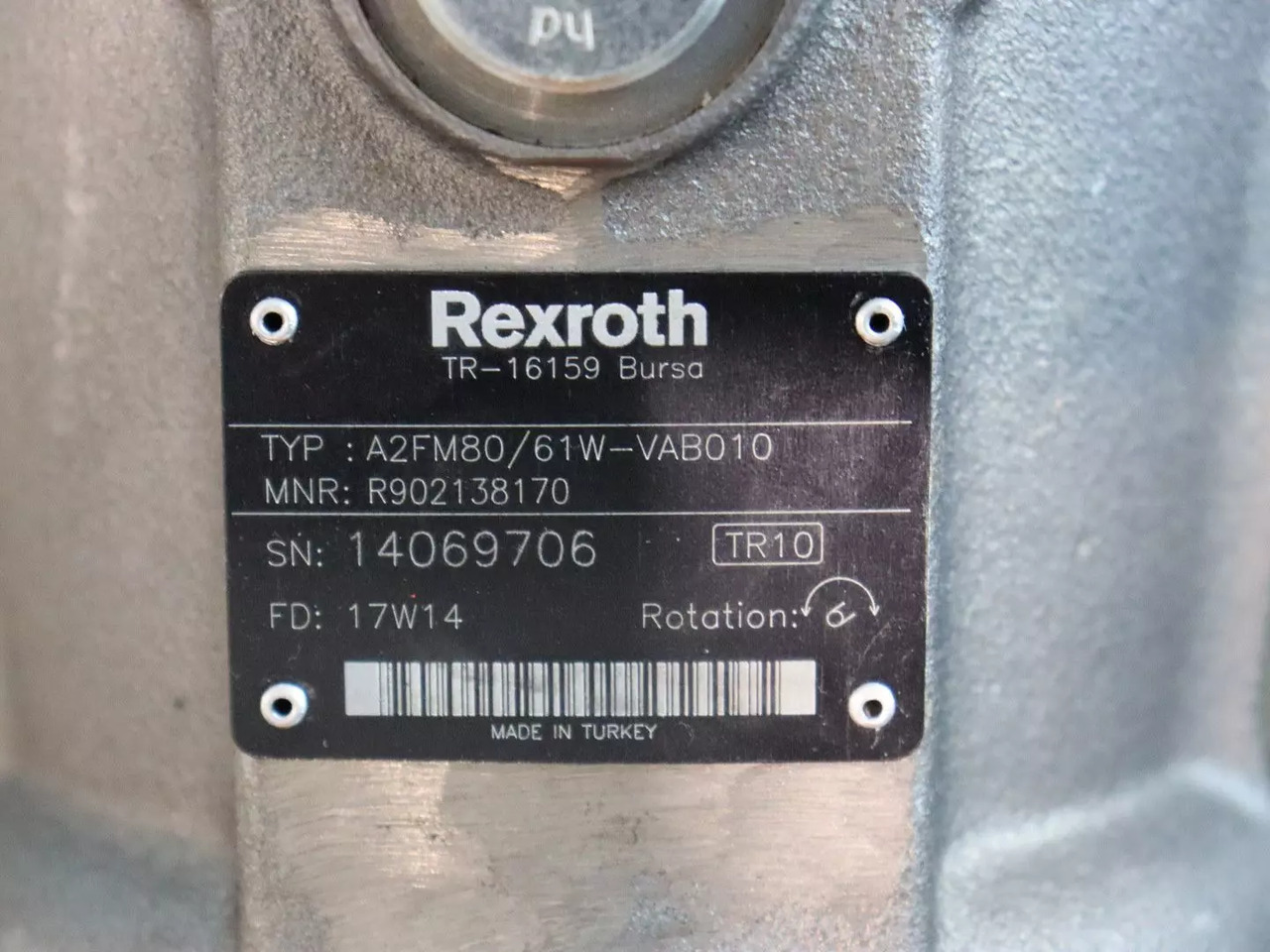 REXROTH A2FM80/61W-VAB010 - Гидравлический мотор для Строительной техники: фото 3 REXROTH A2FM80/61W-VAB010 - Гидравлический мотор для Строительной техники: фото 3
