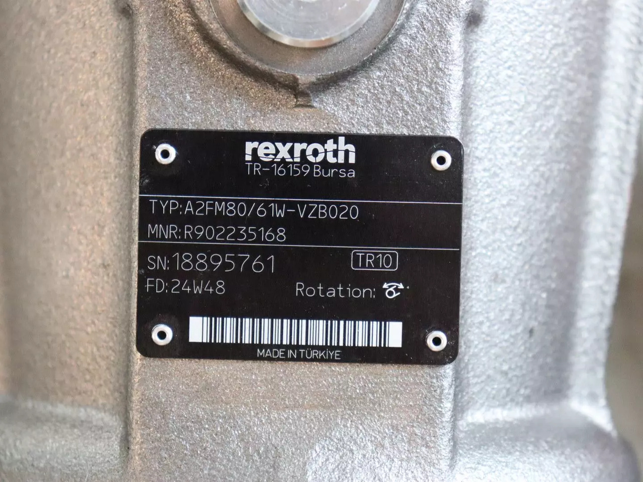 REXROTH A2FM80/61W-VZB020 - Гидравлический мотор для Строительной техники: фото 4 REXROTH A2FM80/61W-VZB020 - Гидравлический мотор для Строительной техники: фото 4