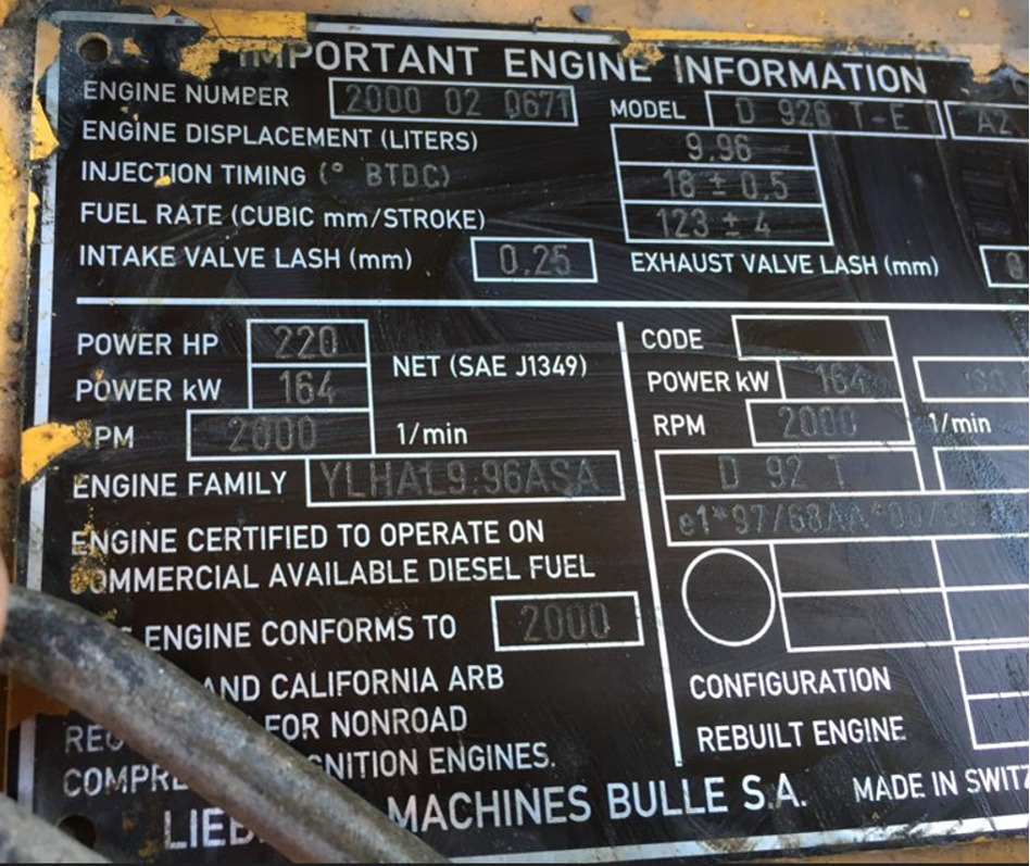 Liebherr R944HDSL - Запчасти для Гусеничных экскаваторов: фото 5 Liebherr R944HDSL - Запчасти для Гусеничных экскаваторов: фото 5