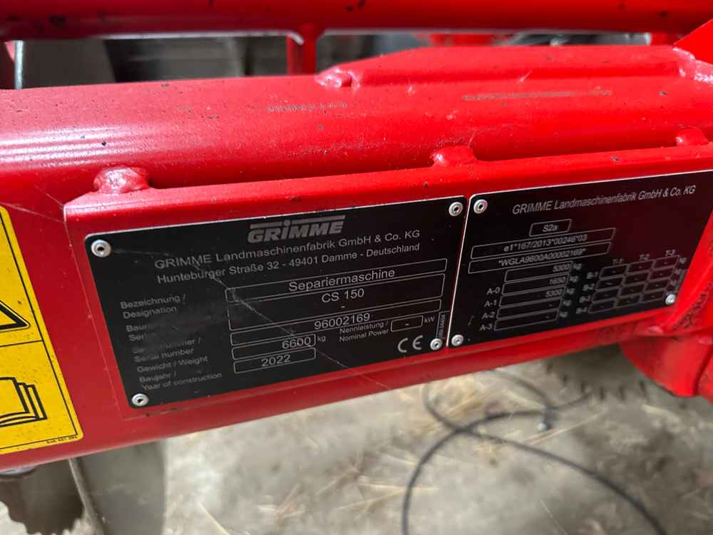 Grimme CS-150 CombiStar XL - Картофелеуборочный комбайн: фото 2 Grimme CS-150 CombiStar XL - Картофелеуборочный комбайн: фото 2
