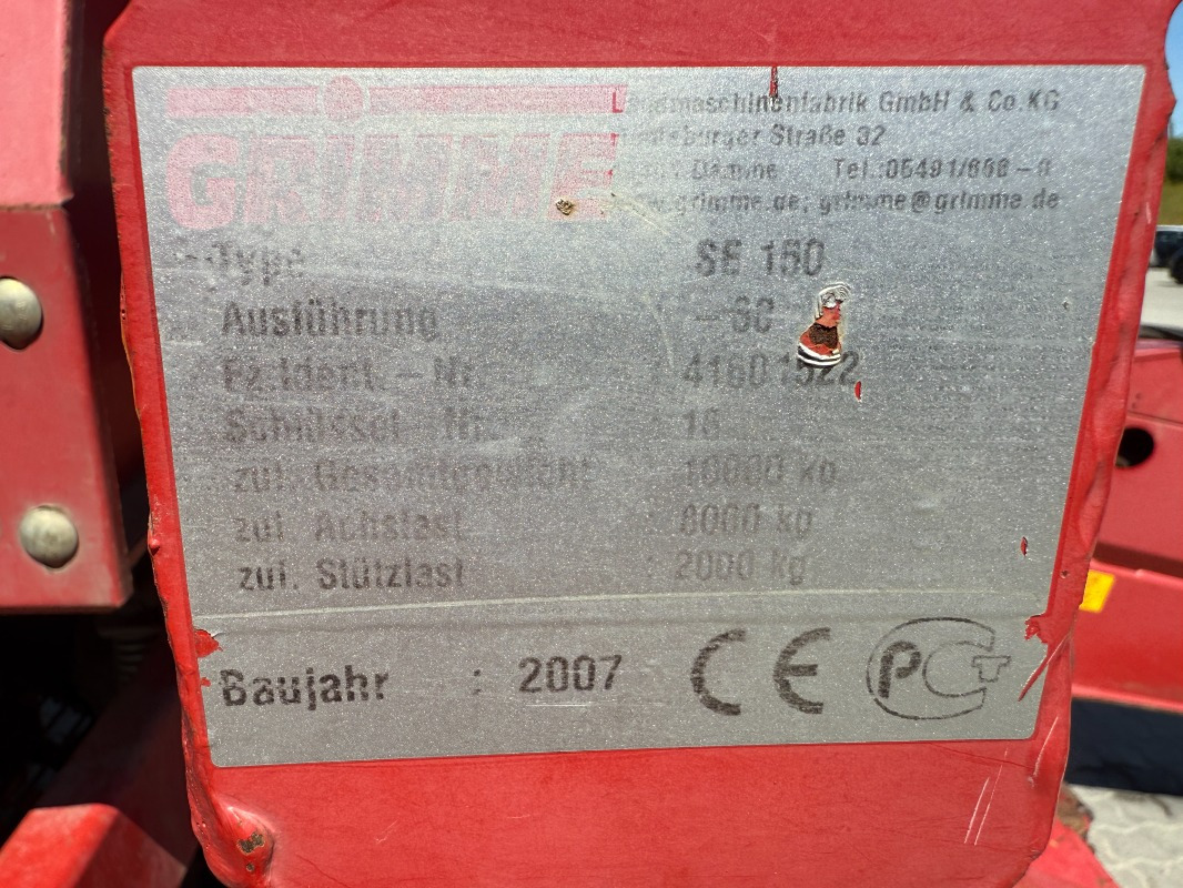 Grimme SE 170-60-UB - Комбайн: фото 2 Grimme SE 170-60-UB - Комбайн: фото 2