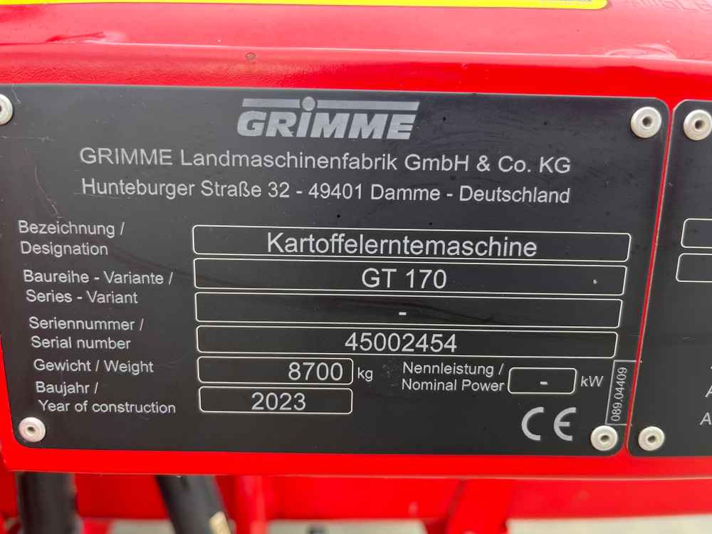 Grimme GT 170 - Комбайн: фото 2 Grimme GT 170 - Комбайн: фото 2