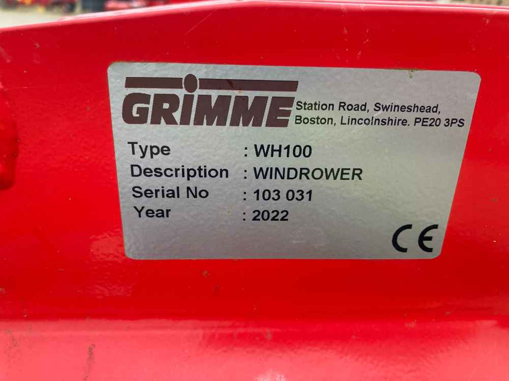 Grimme Grimme WH100 Single Row Potato Windrower - Комбайн: фото 2 Grimme Grimme WH100 Single Row Potato Windrower - Комбайн: фото 2